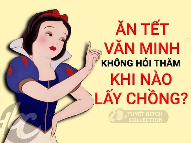 Ảnh chế ”ăn Tết văn minh là không hỏi khi nào cưới vợ/lấy chồng” tràn ngập MXH