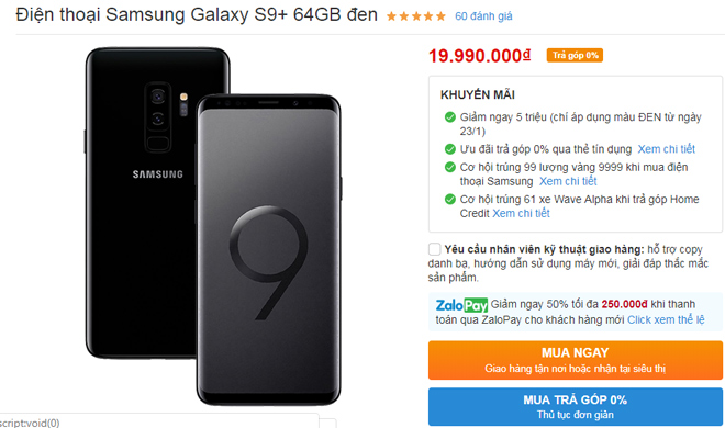 Sốc: Galaxy Note 9, Galaxy S9+ đang giảm 05 triệu đồng - 2