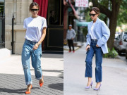 Thời trang - 5 cách diện jeans sang trọng của Victoria Beckham