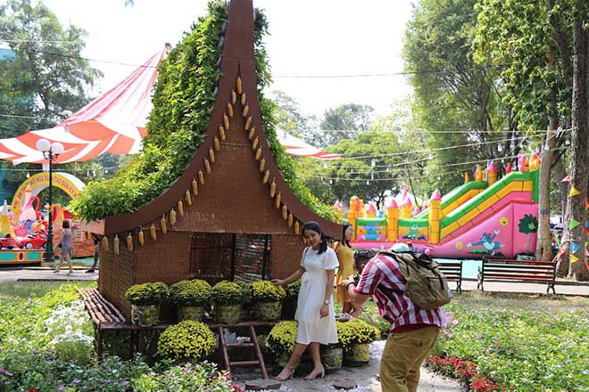 Nhiều góc chụp siêu đẹp cho người Sài Gòn “sống ảo” ở Hội hoa Xuân - 6