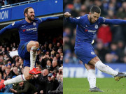 Bóng đá - Song tấu Higuain - Hazard bùng nổ: Thăng hoa kịp thời, MU lo nơm nớp