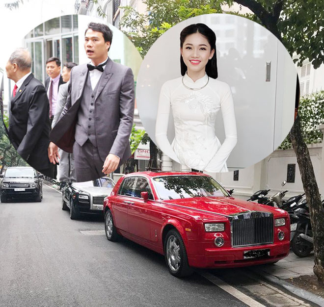 Choáng với dàn siêu xe hàng chục tỷ đón cô dâu showbiz Việt về nhà đại gia - 1
