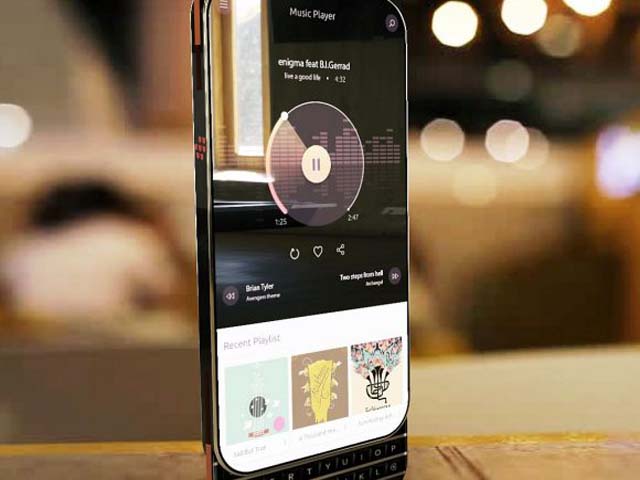 Xuất hiên concept BlackBerry Alpha "chất như nước cất"