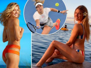 Thể thao - Mỹ nhân tennis Bouchard cởi áo diện bikini &quot;lả lơi&quot; trên biển