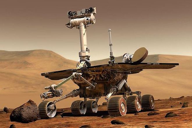 Tàu thăm dò của NASA &#39;chết&#39; trên sao Hỏa vì bão cát kinh hoàng - 1