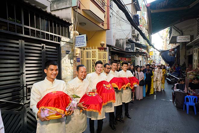 Đám cưới Ngọc Ánh - Anh Tài quy tụ chủ hôn và dàn phù rể, phù dâu toàn sao Việt - 5