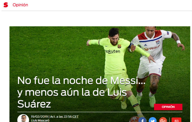 Barca bị cầm hòa ở cúp C1: Báo TBN thất vọng Messi, ngán ngẩm Suarez - 4