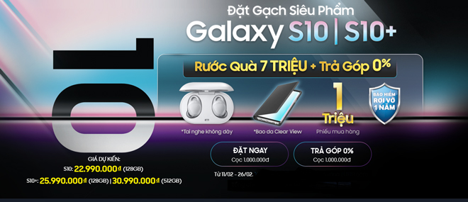 NÓNG: Giá bán chính thức của Galaxy S10 tại Việt Nam từ 23 triệu đồng - 1