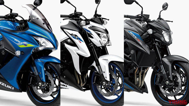 Suzuki GSX-S1000F/GSX-S1000 và GSX-S750 2019 có màu mới - 1