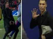 Bóng đá - Atletico thắng Juventus: Simeone ăn mừng phản cảm, Ronaldo đáp trả “siêu gắt”