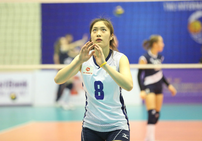 &#34;Chân dài” Việt Hương nổi bật giải bóng chuyền nữ quốc tế tại Bắc Ninh - 1