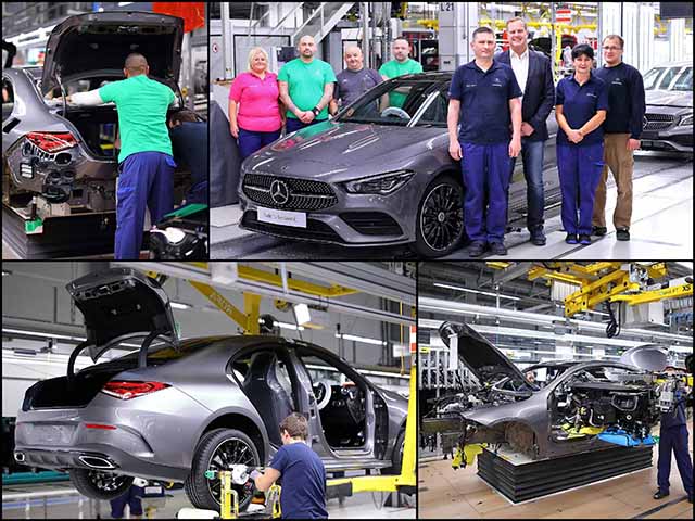 Mercedes-Benz CLA 2020 thế hệ mới bắt đầu lên dây chuyền sản xuất