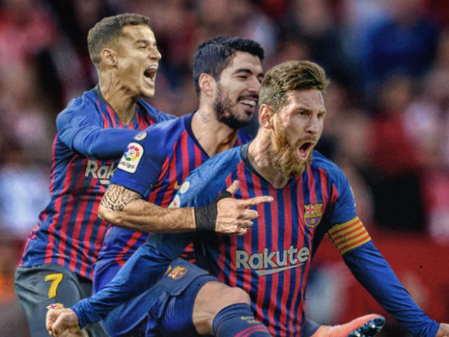 Chấm điểm siêu sao vòng 25 Liga: Messi ”gầm vang” rực rỡ siêu hat-trick