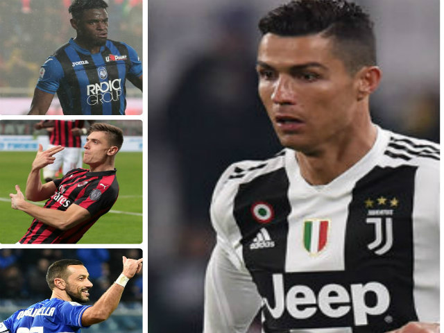 Ronaldo ghi bàn kém Messi vẫn ”khủng”: Cùng Serie A áp đảo Giày vàng