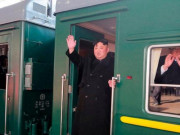 Thế giới - Đoàn tàu bọc thép chở ông Kim Jong-un đã đến đâu?