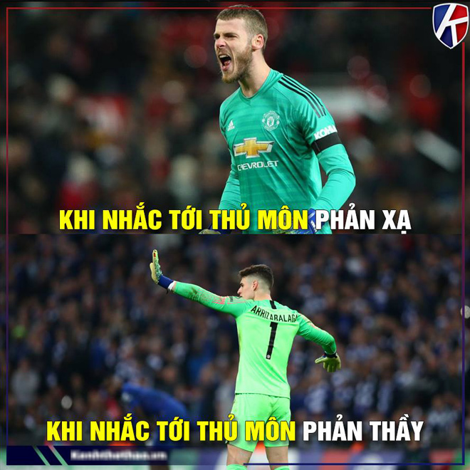 Dân mạng đua nhau chế ảnh pha &#34;bật thầy&#34; kinh điển của thủ môn Chelsea - 1