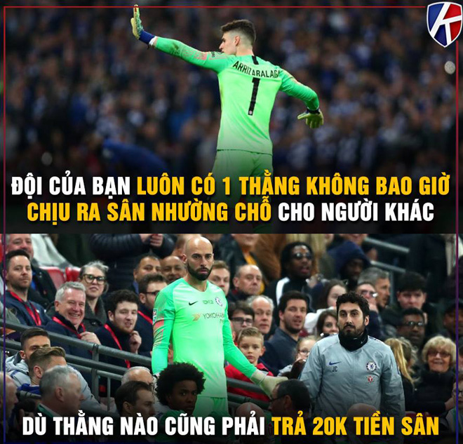 Dân mạng đua nhau chế ảnh pha &#34;bật thầy&#34; kinh điển của thủ môn Chelsea - 3