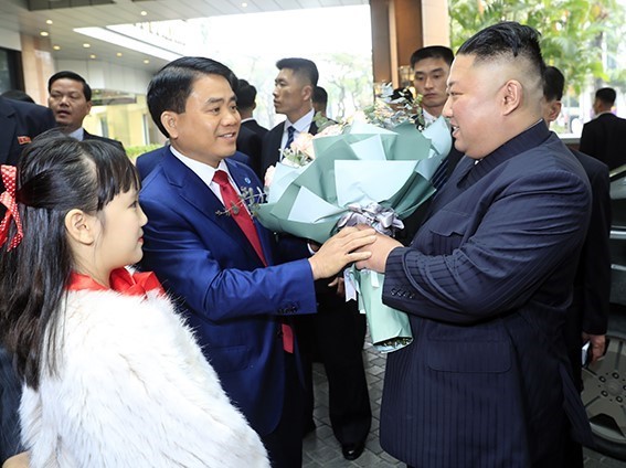 Hình ảnh đầu tiên của Chủ tịch Kim Jong Un tại Hà Nội - 2