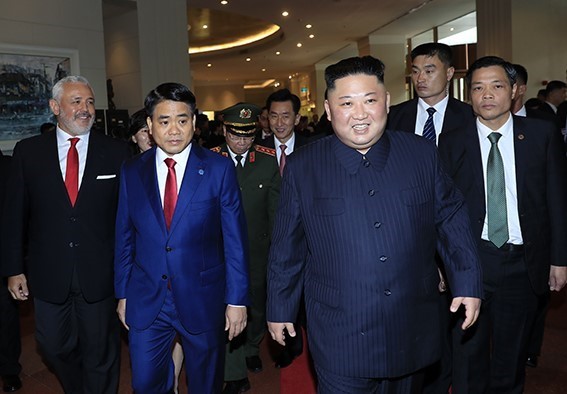 Hình ảnh đầu tiên của Chủ tịch Kim Jong Un tại Hà Nội - 4