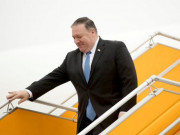 Tin tức trong ngày - Tháp tùng Tổng thống Trump, chuyên cơ Ngoại trưởng Pompeo đã tới Nội Bài