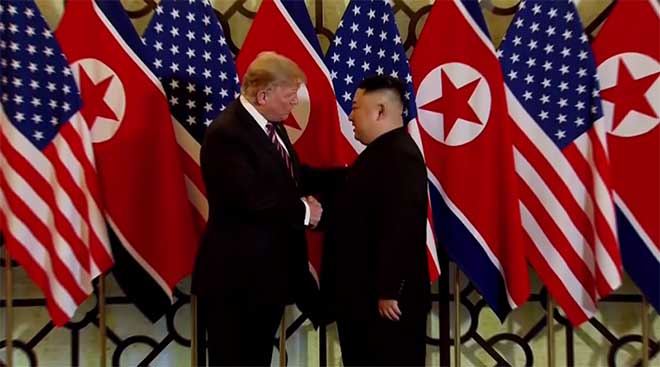 Hai ông Trump-Kim nói gì khi gặp nhau lần thứ hai? - 1