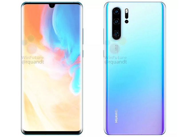 Huawei P30 Pro lộ diện với máy ảnh cực chất, zoom quang siêu xa