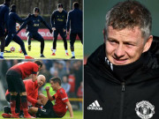 Bóng đá - MU đón &quot;siêu bão&quot; chấn thương: Solskjaer mê thành tích &quot;vắt kiệt&quot; cầu thủ?