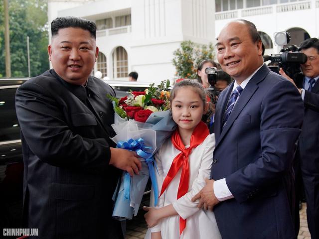 Lãnh đạo Việt Nam đón tiếp Chủ tịch Triều Tiên Kim Jong Un