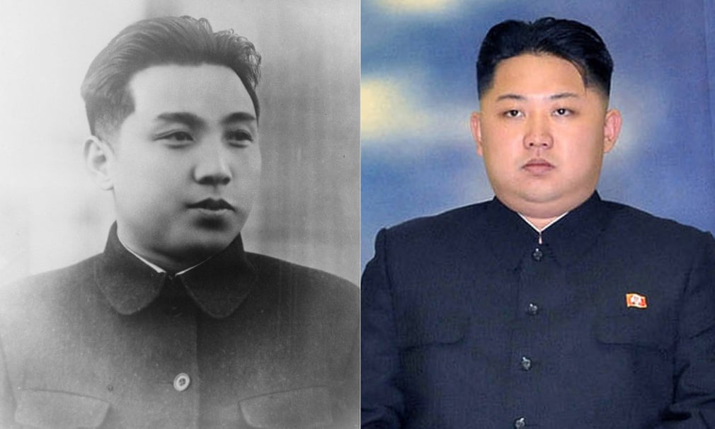 Ảnh: Vẻ giống nhau như lột giữa ông Kim Jong Un và lãnh tụ Kim Nhật Thành - 1
