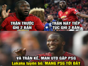 Tranh vui - &quot;Thần gỗ&quot; Lukaku lập cú đúp, MU ngược dòng nghẹt thở