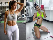 Làm đẹp - Rãnh bụng đẹp như tượng tạc của 3 &quot;nữ thần phòng gym&quot; Thái Lan