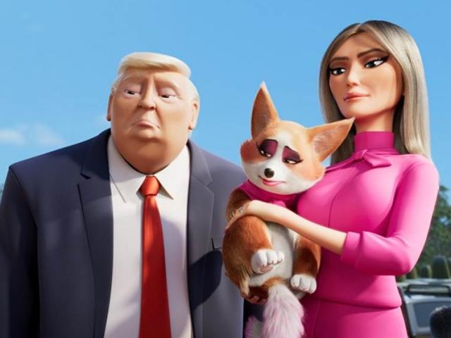 Tạo hình thú vị của Tổng thống Mỹ Donald Trump trong phim hoạt hình