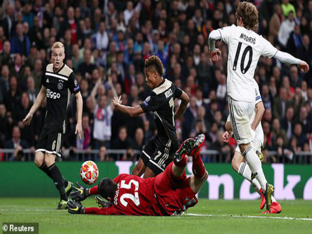 Chi tiết Real Madrid - Ajax: Thẻ đỏ phút 90+3 (KT) - 7