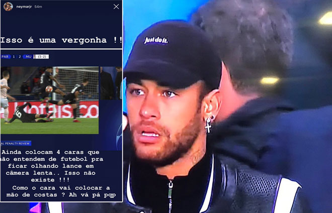 Neymar thẫn thờ nhìn MU lập kỳ tích: Cả giận mất khôn, thóa mạ trọng tài - 2