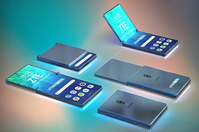 ZTE làm smartphone gập lại, đẹp hơn Galaxy Fold và Mate X? - 1