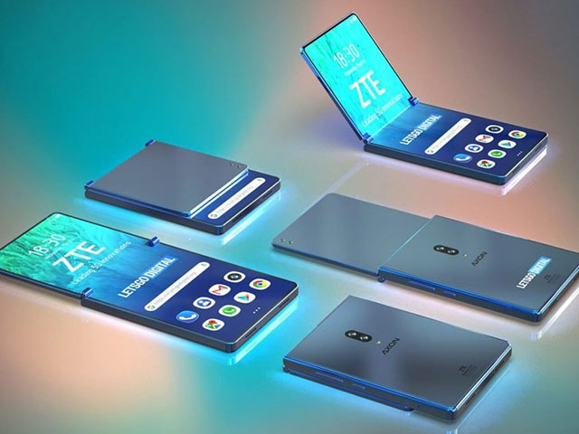 ZTE làm smartphone gập lại, đẹp hơn Galaxy Fold và Mate X?