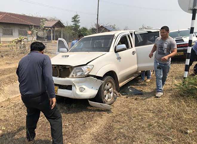 Giắt súng ngắn, lái xe chở 118 nghìn viên ma túy đâm thẳng vào trinh sát - 2