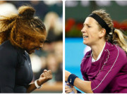 Thể thao - Serena - Azarenka: &quot;Mưa&quot; break dồn dập, đẳng cấp định đoạt