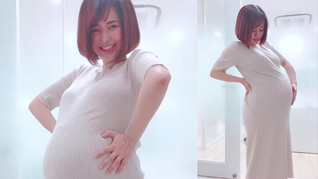 Mỹ nhân Aoi Sora gây bất ngờ vì thân hình đồ sộ khi mang thai - 1