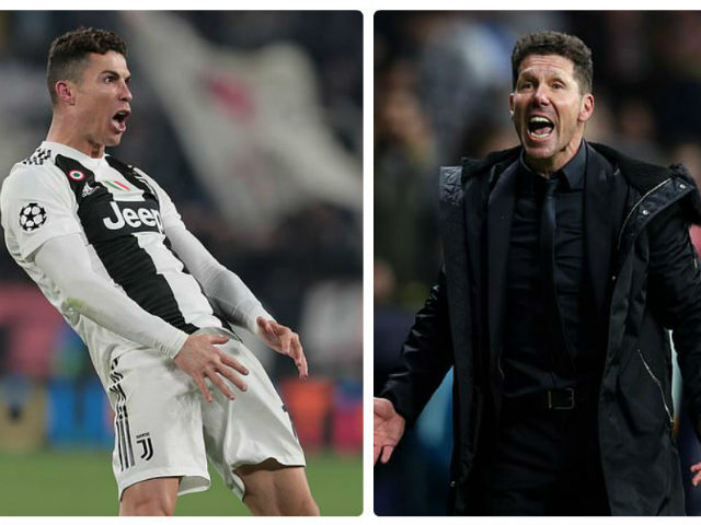 Ronaldo liệu có bị phạt vì ăn mừng phản cảm ”trả đũa” Simeone gây bão cúp C1?