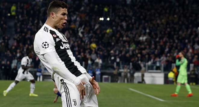 Ronaldo ăn mừng quá lố: Đối mặt án treo giò tứ kết Cúp C1 - 1