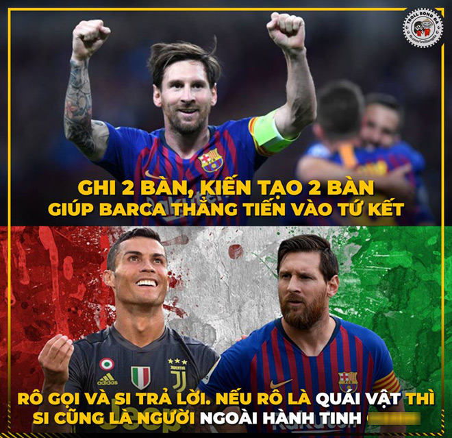 Dân mạng &#34;ngả mũ&#34; trước Messi, hóng đại chiến Ronaldo tại C1 - 3