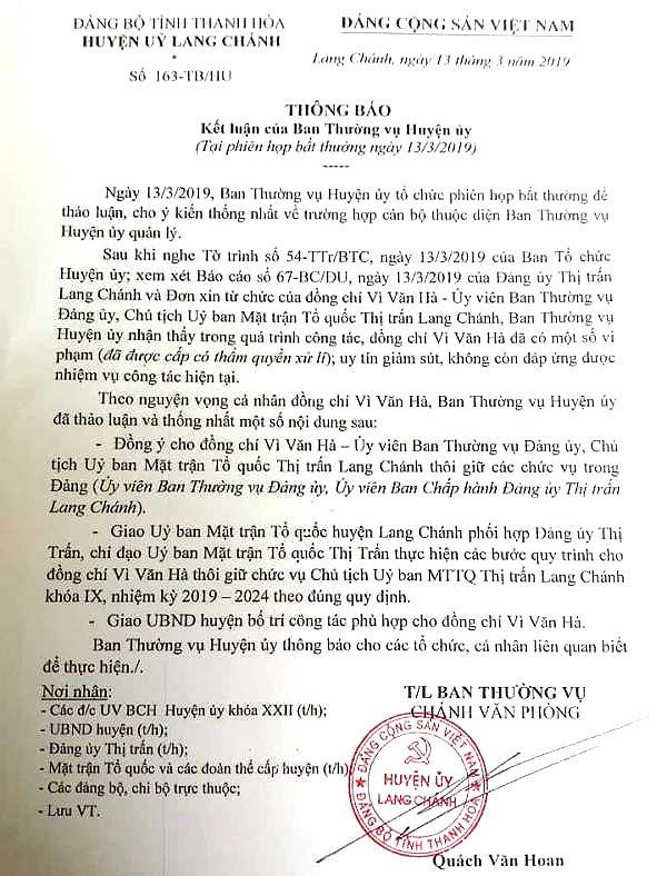 Cho thôi chức Chủ tịch MTTQ bắt dân chui qua háng - 2