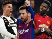 Bóng đá - Trước bốc thăm tứ kết Cúp C1: Pogba chen chân, đấu Messi &amp; Ronaldo tranh QBV