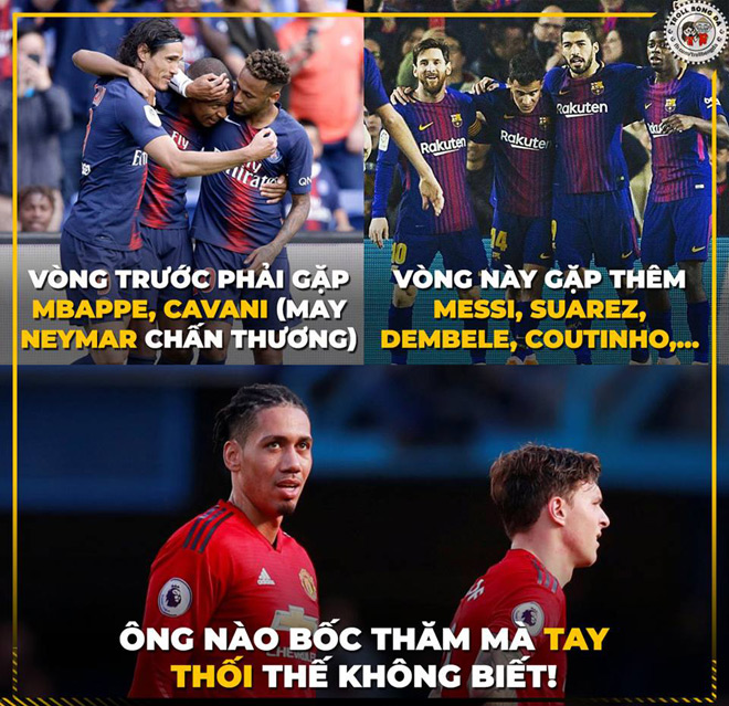 Ảnh chế MU gặp Barca tứ kết C1, fan &#34;run sợ&#34; trước Messi - 2