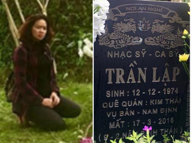 Vợ cố nhạc sĩ Trần Lập đến viếng mộ chồng, viết tâm thư xúc động