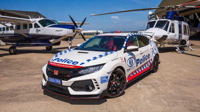 Lực lượng cảnh sát Úc được trang bị &#34;xế đua&#34; Honda Civic Type R - 1