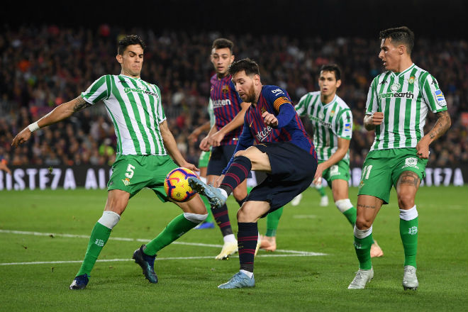 Real Betis – Barcelona: Tính sổ lượt đi, Messi sẽ cảnh báo MU - 1