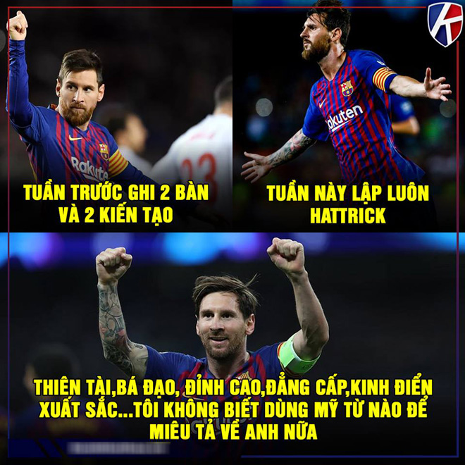 Ảnh chế: Messi tỏa sáng rực rỡ, fan MU bắt đầu &#34;run rẩy&#34; - 2