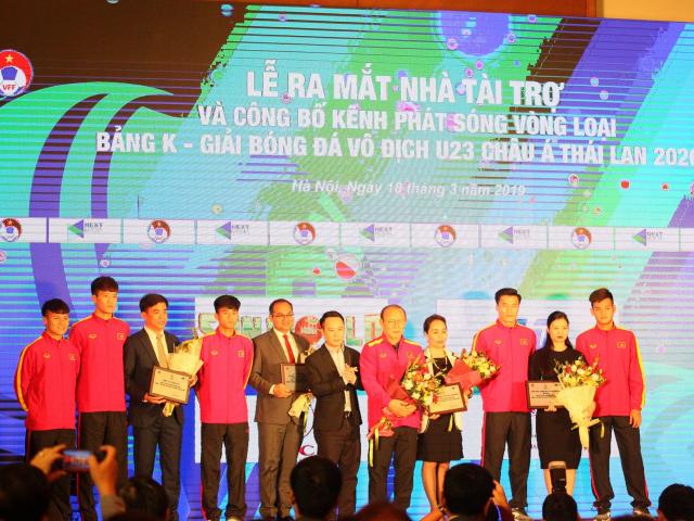 Công bố nhà tài trợ, kênh phát sóng trận đấu U23 Việt Nam ở vòng loại U23 châu Á